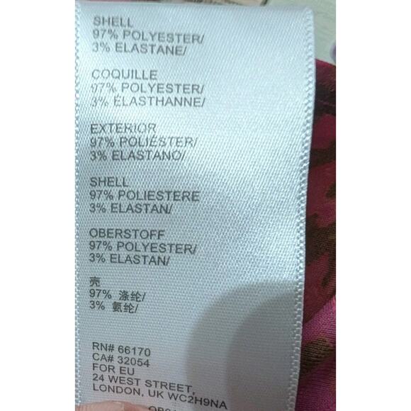 Urban Outfitters Women's Mallory Pink Floral Cowl Neck Mini Slip Dress Sz SP - Picture 7 of 7